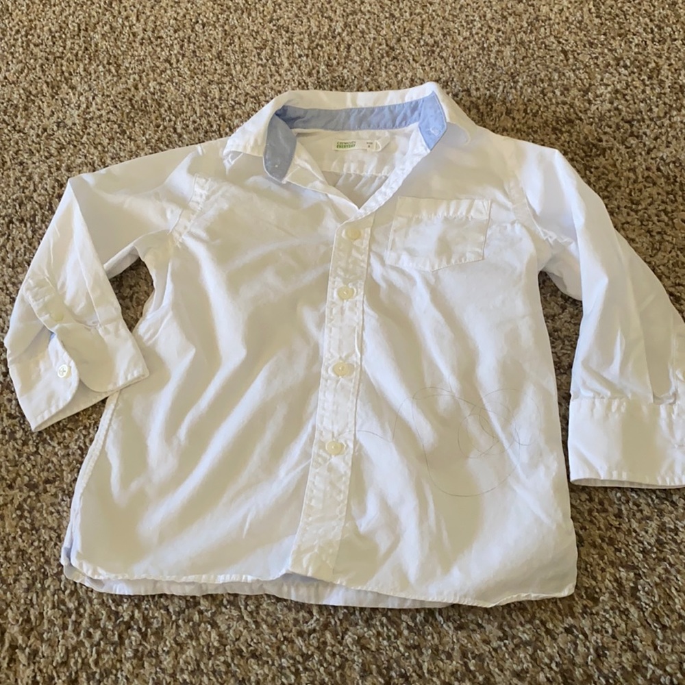 J.Crew white button-down**